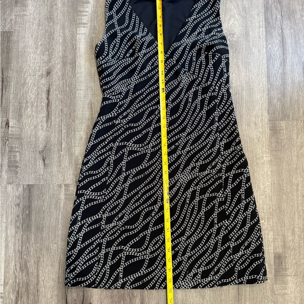 MICHAEL KORS Status Print Stretch Twill Mini Dress size XSmall - Picture 8 of 12
